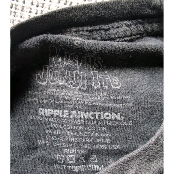 MISFITS Junji Ito Night Of The Living Dead Shirt Small Double-Sided Horror Punk - Picture 4 of 5